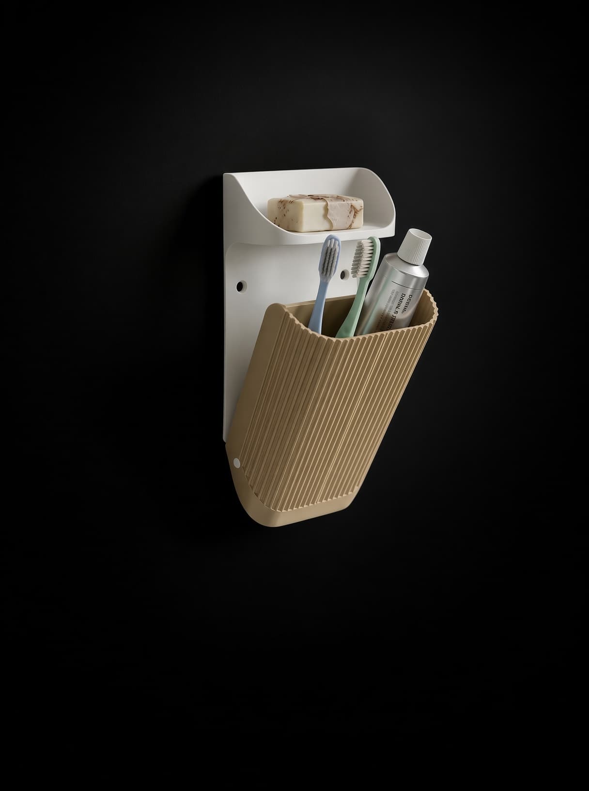 Wall-Mounted Bathroom Organizer