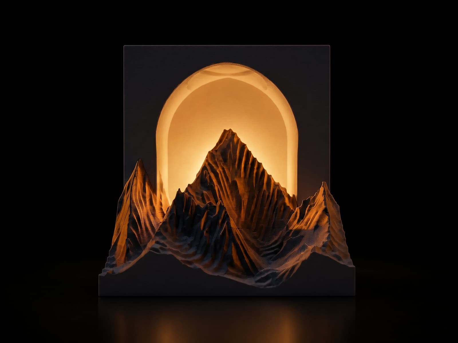 Mountain Light Lamp