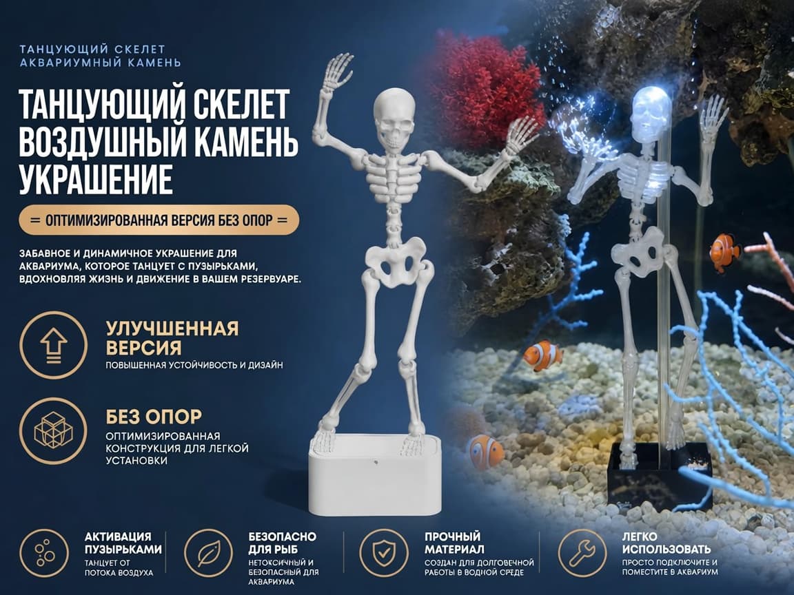 Skeleton in the aquarium